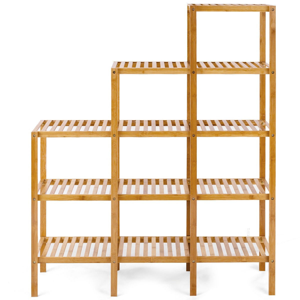 Multifunctional Bamboo Shelf Storage